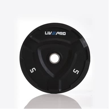 LivePro Rubber Warrior Bumper Plate 50 mm 5 kg