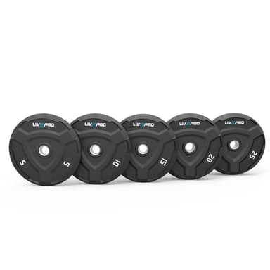 LivePro Rubber Warrior Bumper Plate 50 mm 5 kg