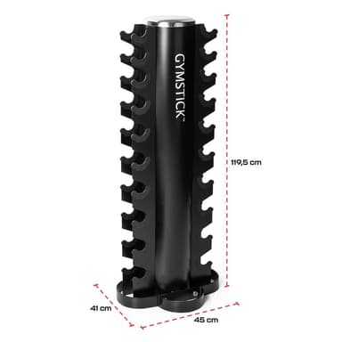 Gymstick Tower Rack for Chrome Dumbbells