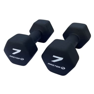Master Fitness Neoprenhantlar i par, Hantler Neoprene 7 kg