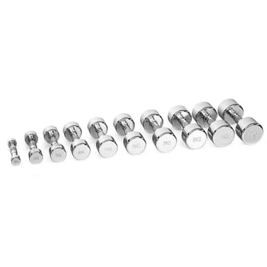 Gymstick Pro Chrome Dumbbell - Single 9 kg