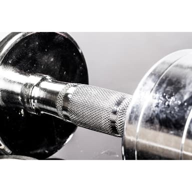Gymstick Pro Chrome Dumbbell - Single 9 kg