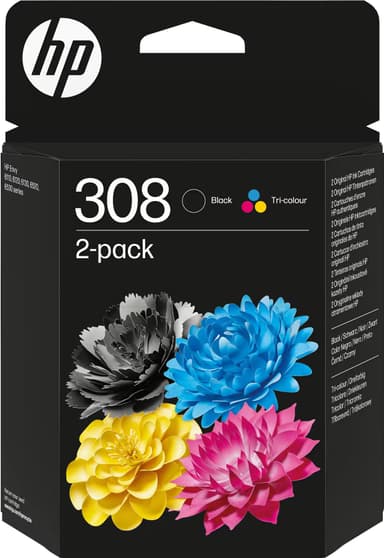HP 308 blekkpatron (sort/trefarget)