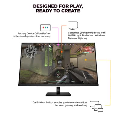 HP Omen Transcend 32 UHD/240Hz/OLED/0,03 ms gamingskjerm