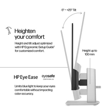 HP S5 524sh 24" FHD PC skjerm