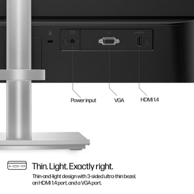 HP S5 524sh 24" FHD PC skjerm