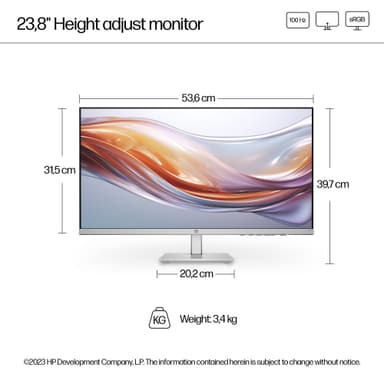 HP S5 524sh 24" FHD PC skjerm
