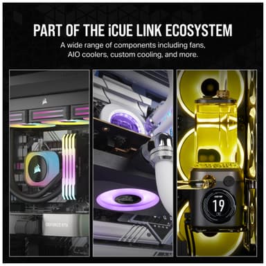 Corsair iCUE LINK RX120 RGB 120mm PWM utvidelsesvifte
