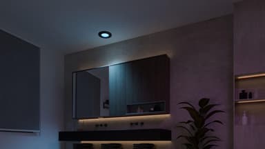 Philips Hue WCA Slim lite, innfelt LED lys 3-pakning (sort)
