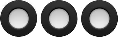 Philips Hue WCA Slim lite, innfelt LED lys 3-pakning (sort)