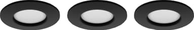Philips Hue WCA Slim lite, innfelt LED lys 3-pakning (sort)