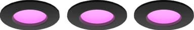 Philips Hue WCA Slim lite, innfelt LED lys 3-pakning (sort)