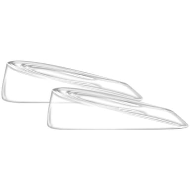 Mannlig modell silikon usynlig heightening innleggssåler 1 par Gjennomsiktig Inner height increase: 2 cm