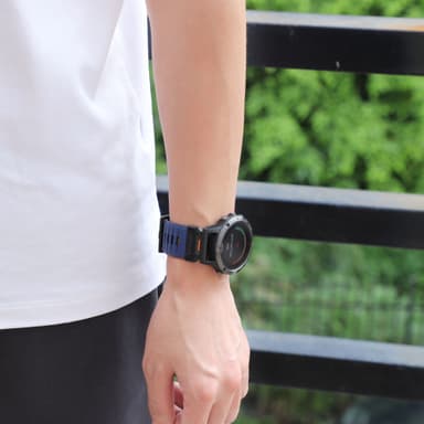 22 mm klokkerem for Garmin Fenix 3/5/5X/6X/7X Blå