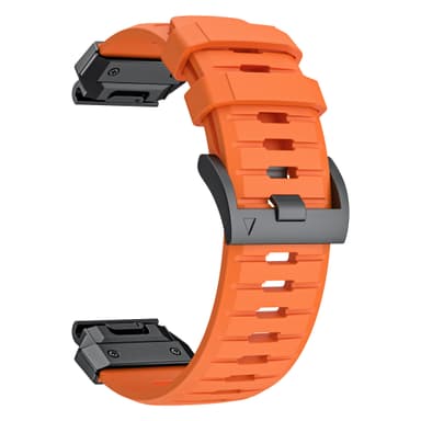 22 mm klokkerem for Garmin Fenix 3/5/5X/6X/7X Oransje