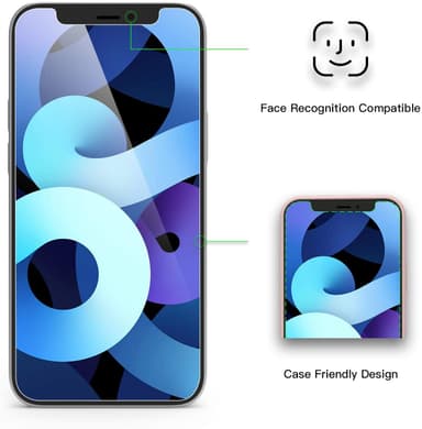 Skjermbeskytter iPhone 12/12 Pro herdet glass