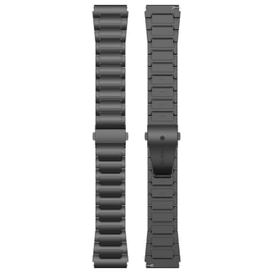 Klokkerem i rustfritt stål for Xiaomi Haylou RT2 LS10, 22mm Sort