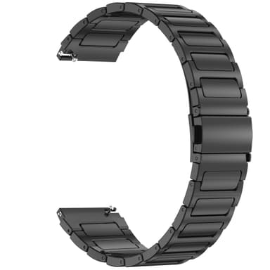 Klokkerem i rustfritt stål for Xiaomi Haylou RT2 LS10, 22mm Sort