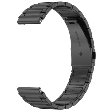 Klokkerem i rustfritt stål for Xiaomi Haylou RT2 LS10, 22mm Sort