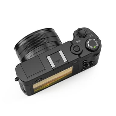 4K digitalkamera med dobbel linse og 32 GB minnekort (DC218)