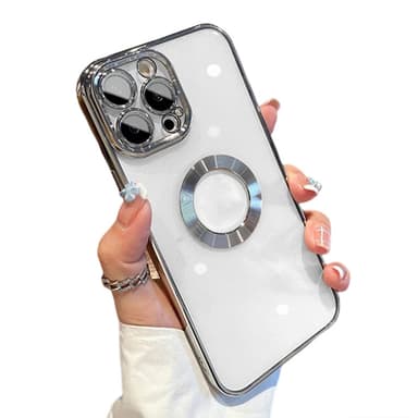 Mobildeksel med kamerabeskyttelse Sølv iPhone 14 Pro