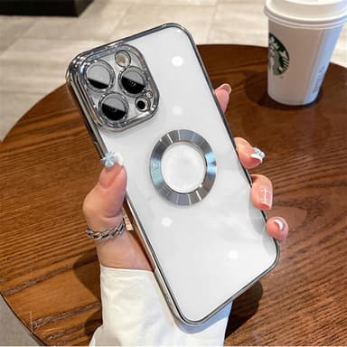 Mobildeksel med kamerabeskyttelse Sølv iPhone 14 Pro