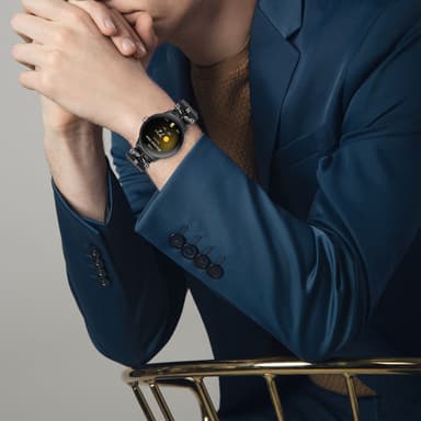 Klokkerem i rustfritt stål for Google Pixel Watch1/2 Sort
