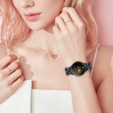 Klokkerem i rustfritt stål for Google Pixel Watch1/2 Sort