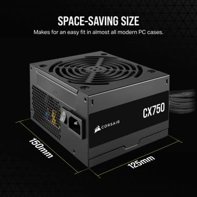 Corsair CX750 750W ATX strømforsyningsenhet