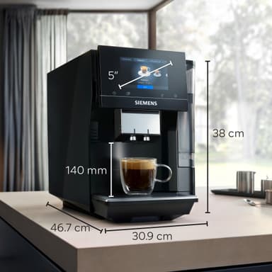 Siemens EQ700 Classic automatisk kaffemaskin TP713R09 (sort)