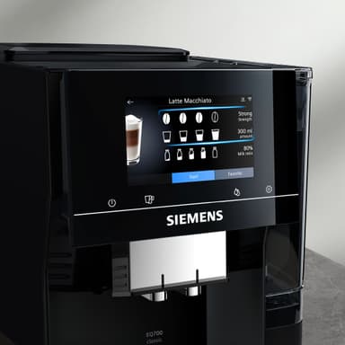 Siemens EQ700 Classic automatisk kaffemaskin TP713R09 (sort)
