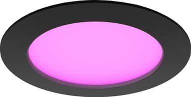 Philips Hue WCA Slim stor, innfelt LED-lampe (sort)