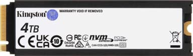 Kingston FURY Renegade NVMe intern SSD med kjøleribbe (4 TB)