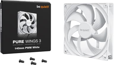 be quiet! PURE WINGS 3 140mm PWM-vifte (hvit)