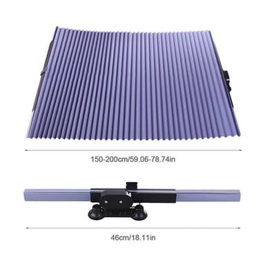 Solgardin for bil 46cm