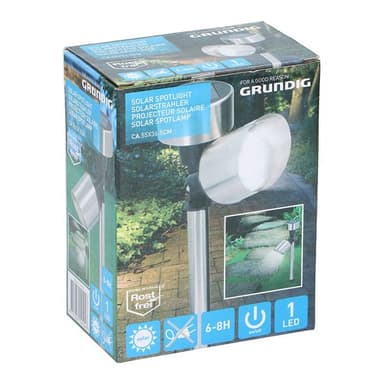 Hagelys / Solar spotlight LED - perfekt for hage og uteplass