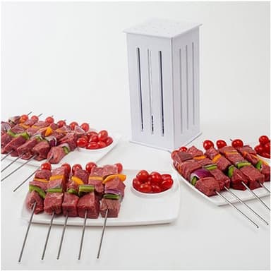 Skewer Express Maker - 16 perfekte grillspyd på null komma niks