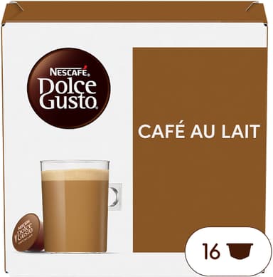 NESCAFÉ Dolce Gusto Cafe au Lait kaffekapsler (16 pk)