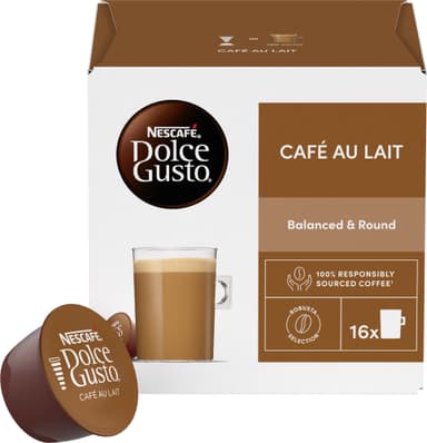 NESCAFÉ Dolce Gusto Cafe au Lait kaffekapsler (16 pk)
