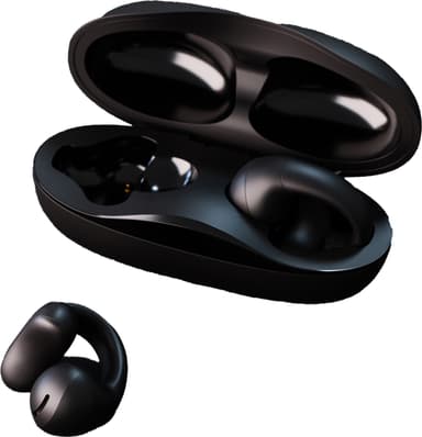 Happy Plugs OWS Clip helt trådløse open-ear hodetelefoner (sort)