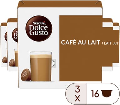 NESCAFÉ Dolce Gusto Cafe au Lait kaffekapsler (16 pk)