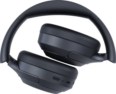 Happy Plugs Play Lite helt trådløse around-ear hodetelefoner (sort)