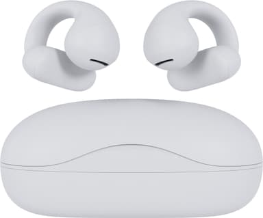 Happy Plugs OWS Clip helt trådløse open-ear hodetelefoner (hvit)