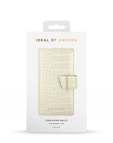 Cora Phone Wallet iPhone 11P/XS/X Beige Croco