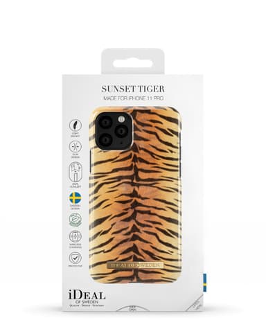 Printed Case iPhone 11P/XS/X Sunset Tiger
