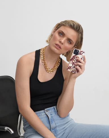 Printed Case iPhone 13 Calacatta Ruby Mb