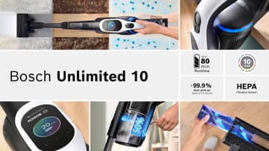 Bosch Trådløs støvsuger Unlimited 10 BCS1041WAC