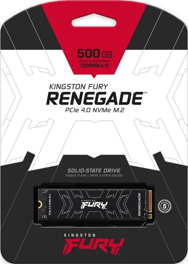 Kingston FURY Renegade PCIe 4.0 NVMe M.2 intern SSD (500GB)