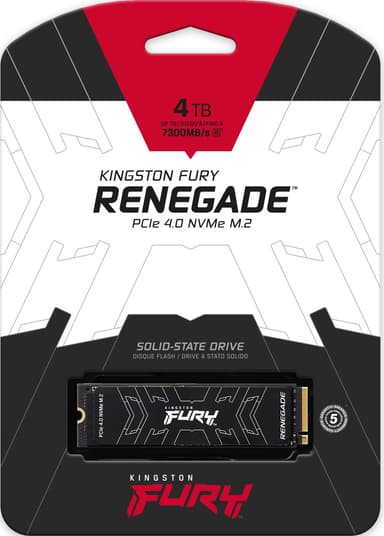 Kingston FURY Renegade PCIe 4.0 NVMe M.2 intern SSD (4TB)