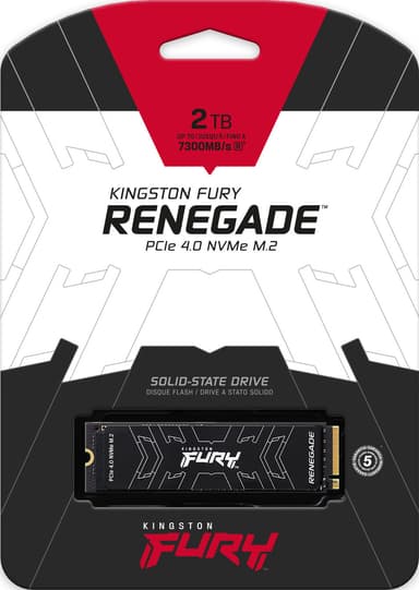 Kingston FURY Renegade PCIe 4.0 NVMe M.2 intern SSD (2TB)
